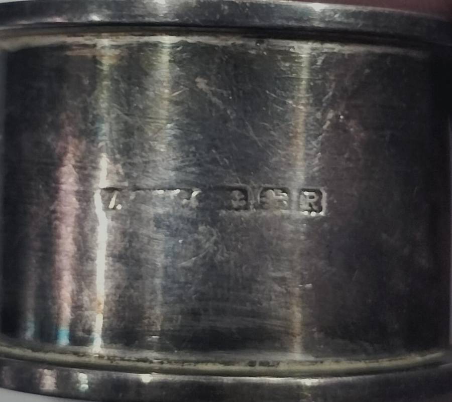 Birmingham silver napkin ring - 15.1g (27)