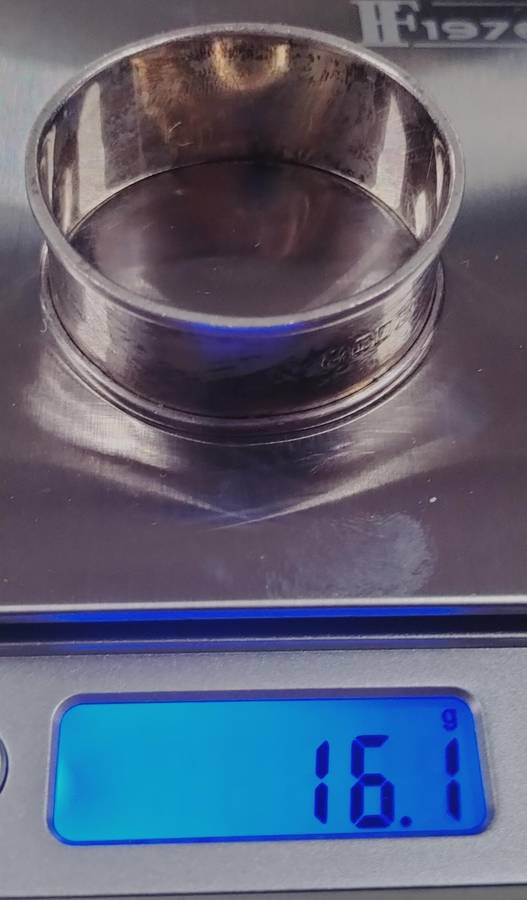 Vintage Silver napkin ring - 16.1g (30)