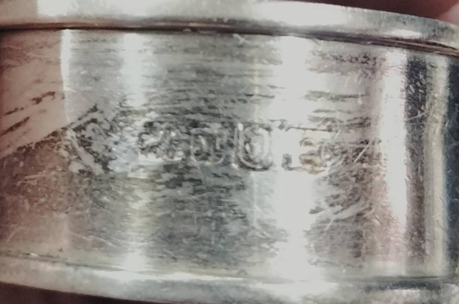 Vintage Silver napkin ring - 16.1g (30)