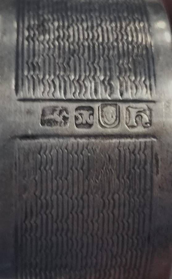 Vintage Silver napkin ring - 29.4g (31)