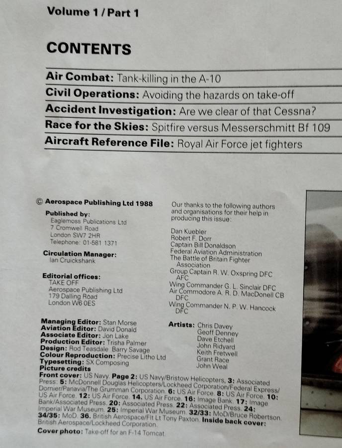 Take Off - Experience the world of Aircraft  (weekly issues - No 1 to 132 bound in 11 volumes)