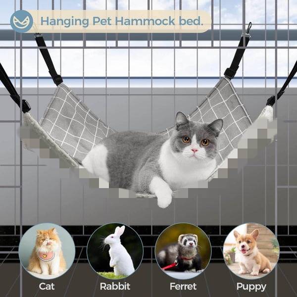 Pet Hammocks Grey And Green