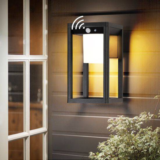 Solar Flair Cylindrical Wall Mount Outdoor Light