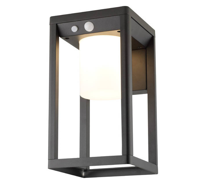 Solar Flair Cylindrical Wall Mount Outdoor Light