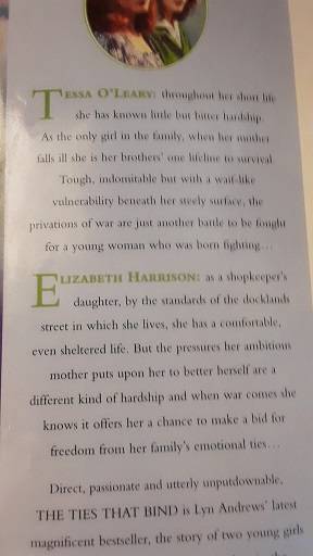 BOOKS -  The Ties that Bind , Lyn Andrews