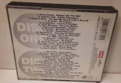 Music CD :  The Best of the Eighties  Original Artists 2 - 2 disc - good condition