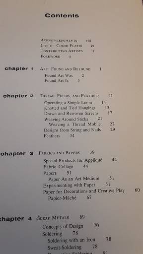 Books :  Art From Found Materials 403 illustrations 18 color plates, Mary Lou Stribling  - hardcover