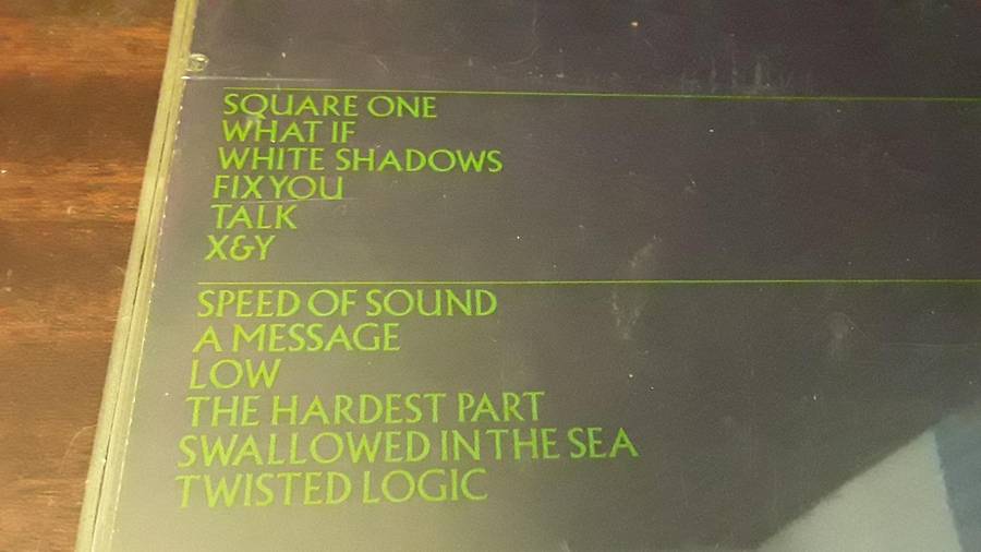 CD music  : Coldplay