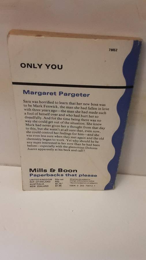 Book :Only You , Margaret Pargeter