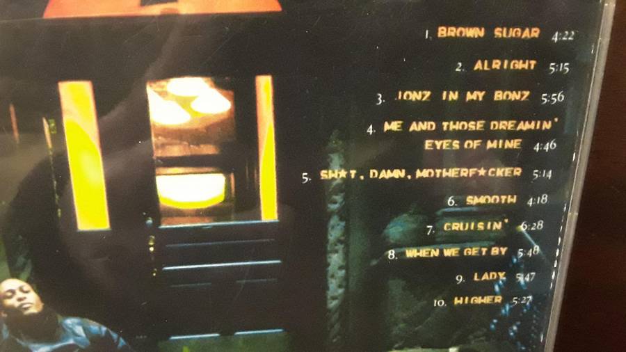 CD music : D'Angelo , brown sugar