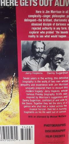 Books :  Jim Morrison ,No One Here Gets Oout Alive  , Jerry Hopkins ( paperback )