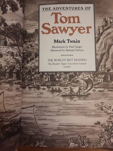 Books :The Adventures of Tom Sawyer , Mark Twain - hardcover
