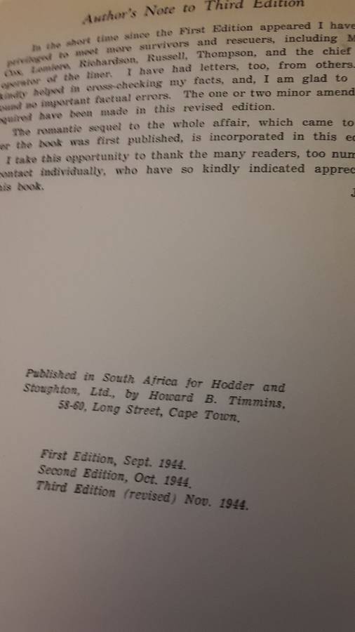 Book : Skeleton C  1944  - John H Marsh