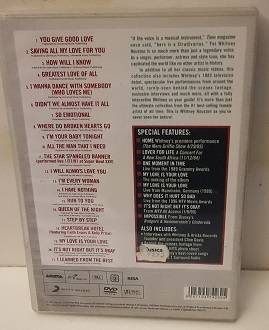 DVD music -    Whitney Houston the Ultimate  Platinum Collection - good condition