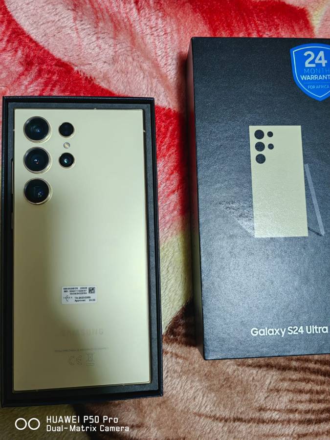 Samsung Galaxy S24 Ultra 5G 256GB Dual Sim Titanium Yellow