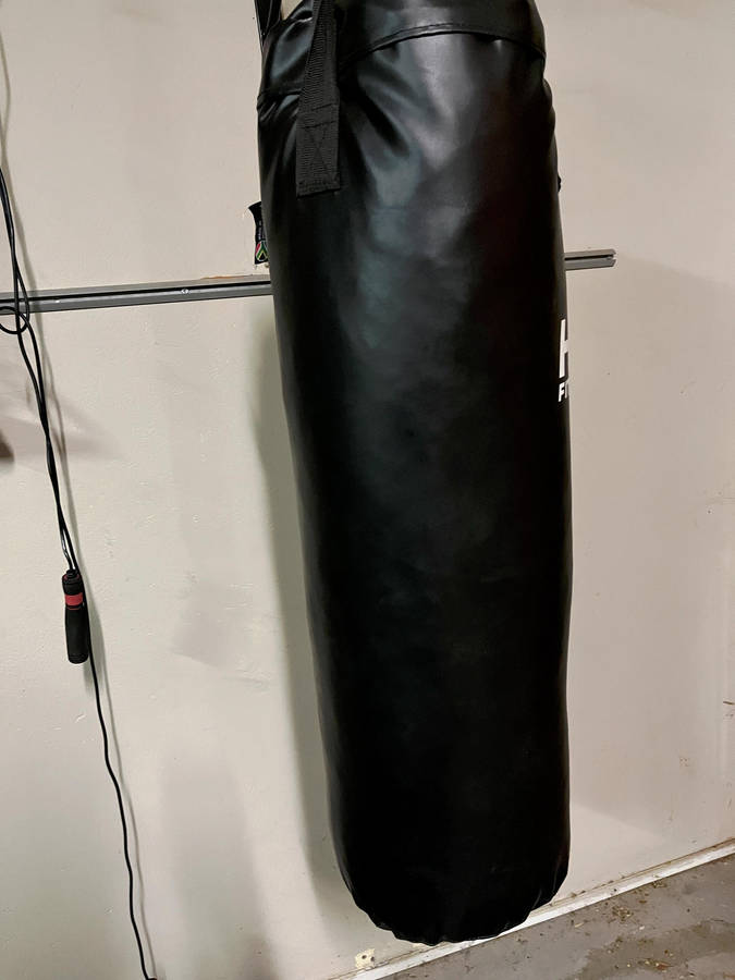HS Fitness Punching Bag Large With Wall Bracket