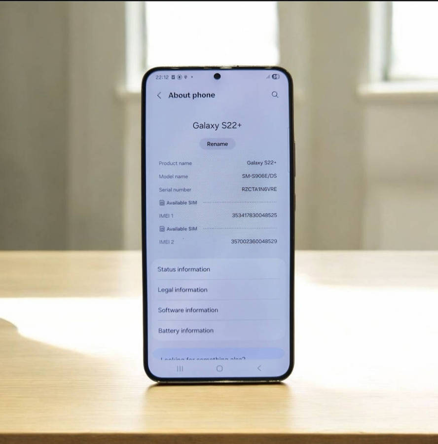Samsung S22+ SM:S906E