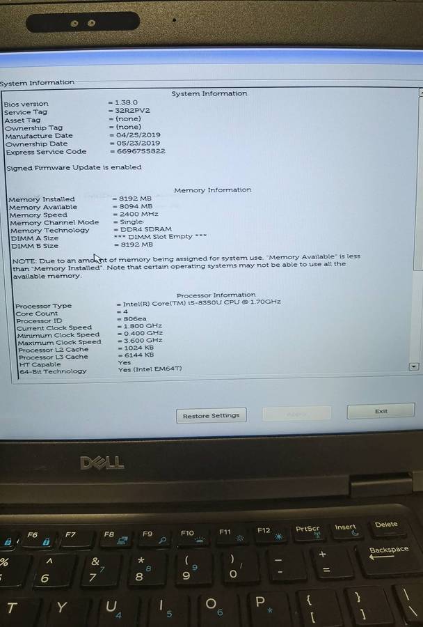 Dell Latitude 5490