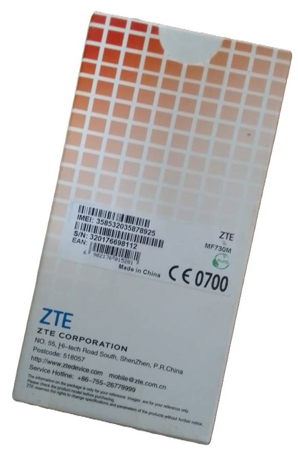 ZTE MF730M 4G USB INTERNET DONGLE (ALL NETWORKS) - WHITE