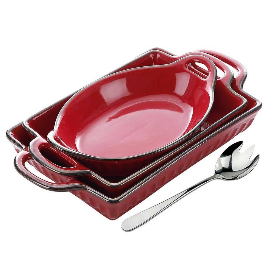 Bakeware Ceramic Casserole Set 3 Piece