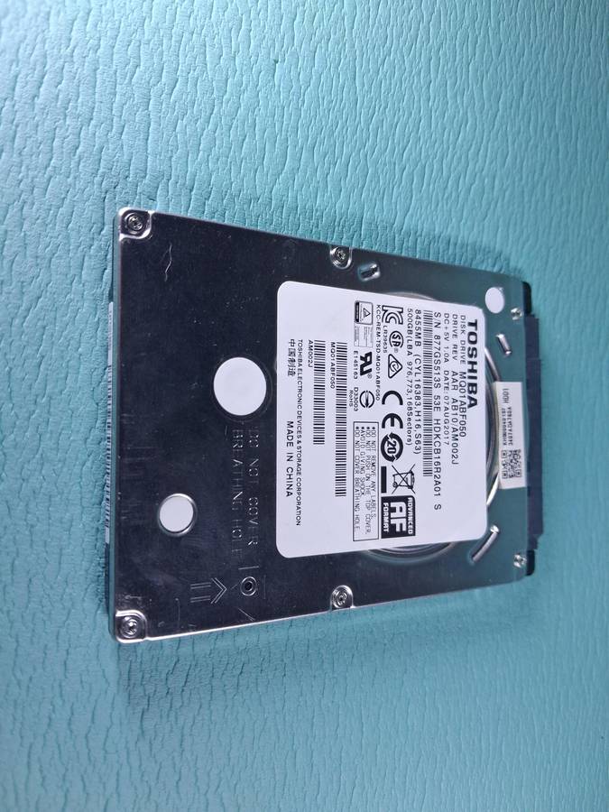 Bundle Deal: Ultra-Fast USB 3.1 Transparent HDD Enclosure + Toshiba 500GB 2.5" Drive