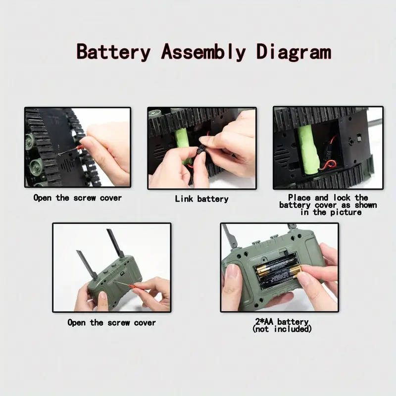 1:24 Remote Control Tank Model - Fires BBs