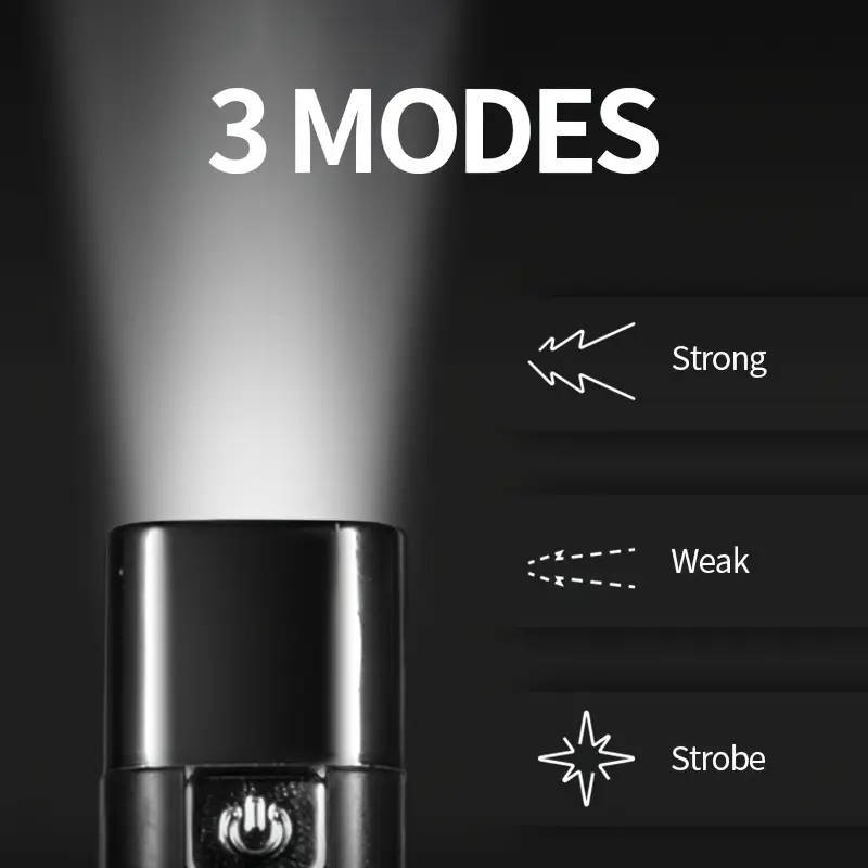 SMILING SHARK 617A Ultra Bright LED Flashlight + Powerbank Combo