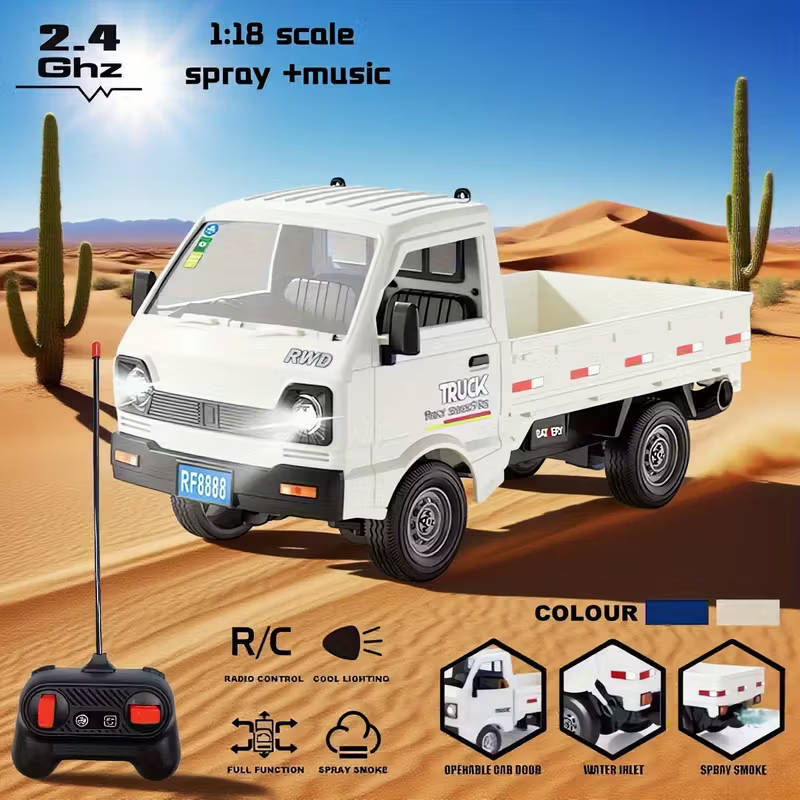 Spray RC Car  1:18 Scale Remote Control Truck