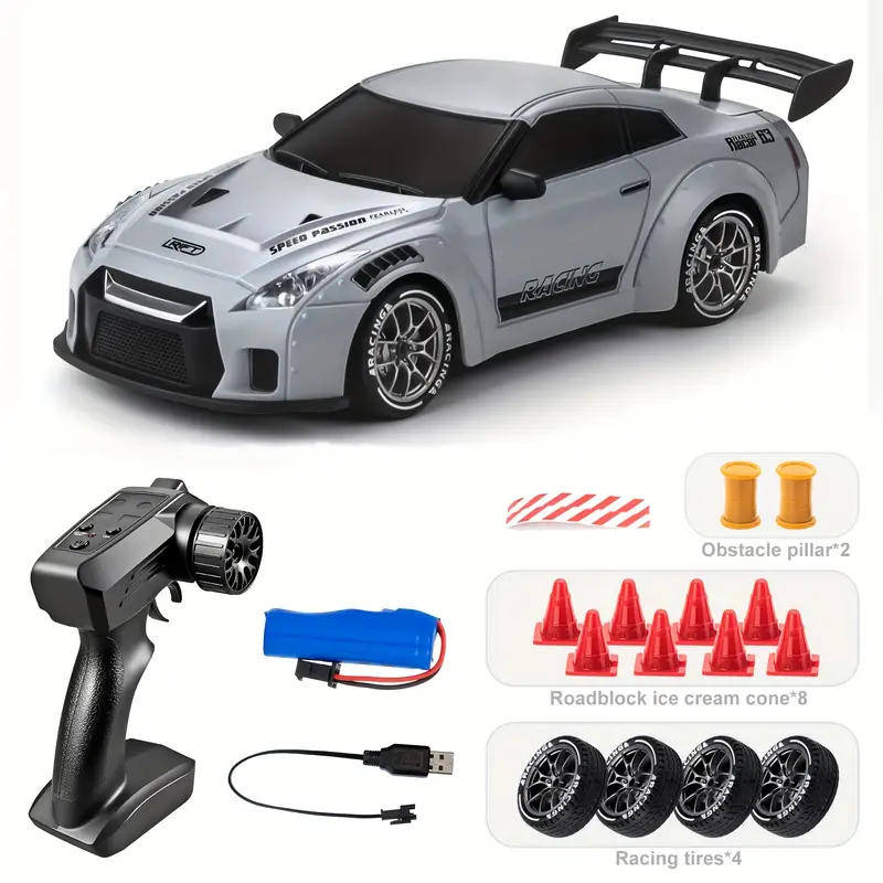 RC Drift Racer Kit  1:24 Nissan GTR