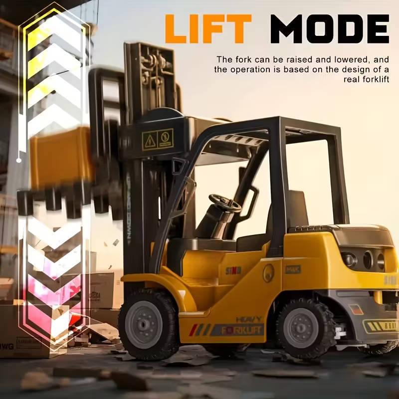 RC Forklift  11 Channel Construction Toy