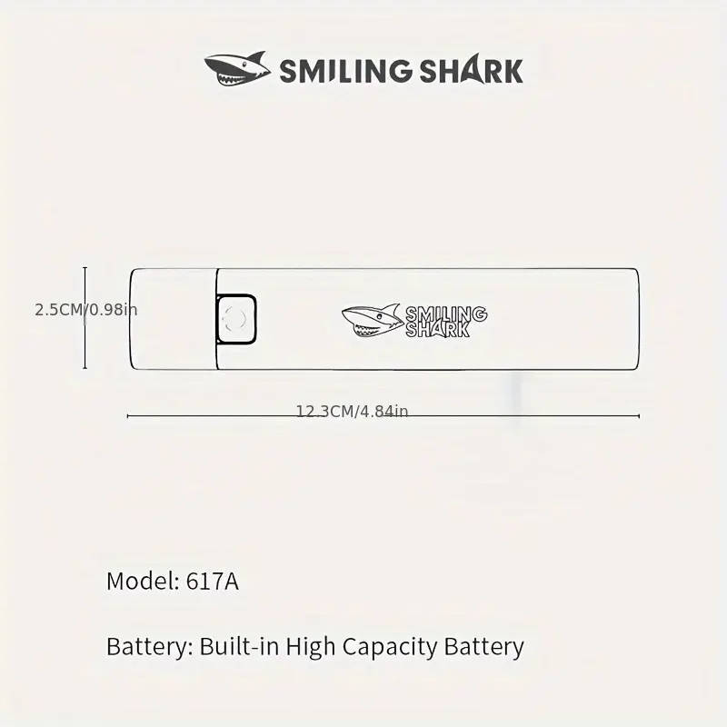 SMILING SHARK 617A Ultra Bright LED Flashlight + Powerbank Combo