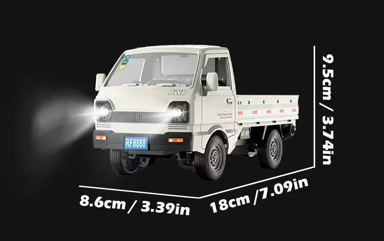 Spray RC Car  1:18 Scale Remote Control Truck
