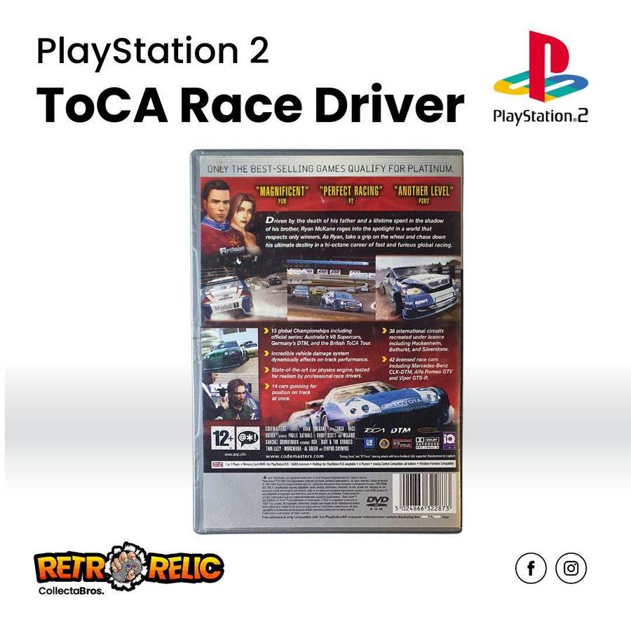 ToCA Race Driver Platinum (PS2) videogam