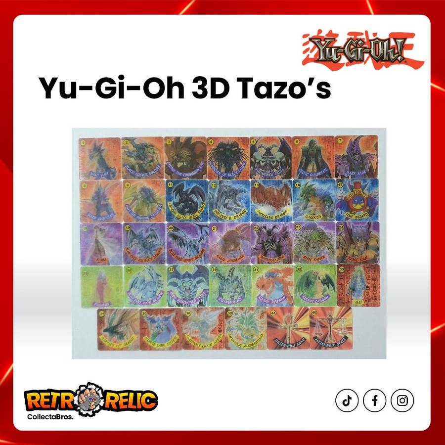 Yu-Gi-Oh Cards & 3D Tazo's