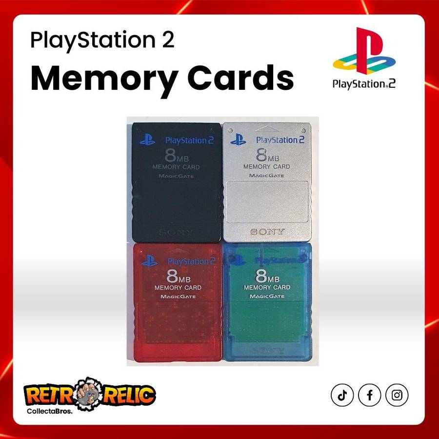PS2 Original Memory Cards