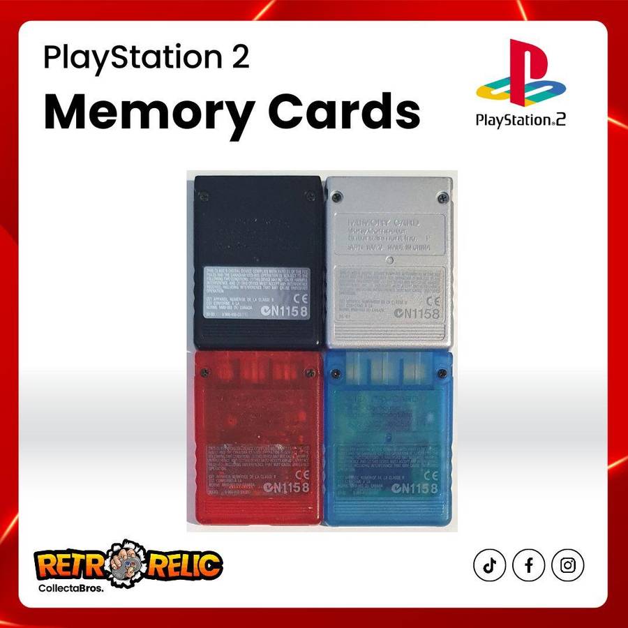 PS2 Original Memory Cards