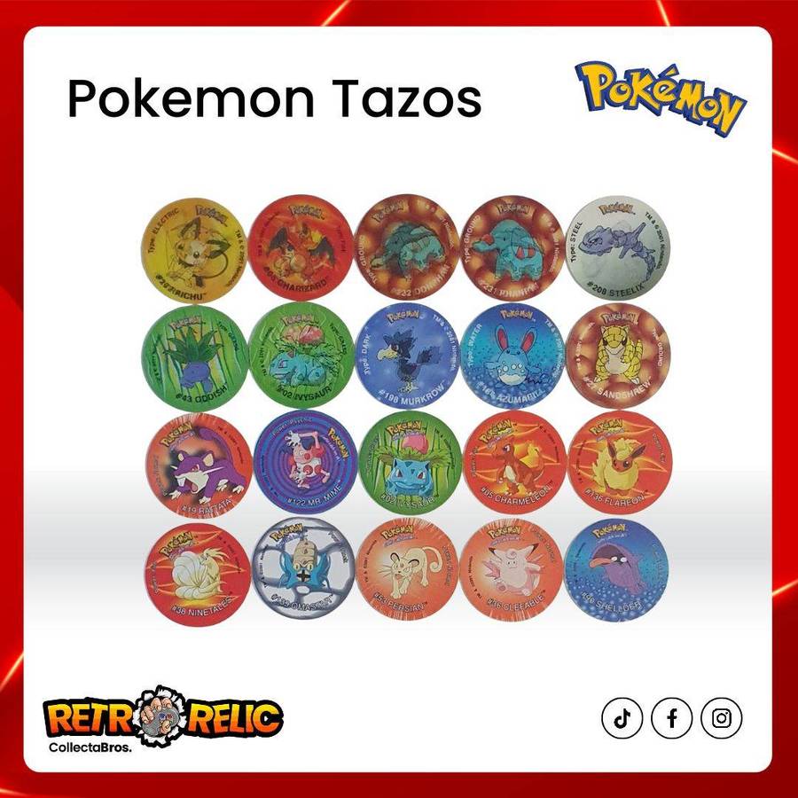 Big Variety of Original Tazo's - Includes Pokémon, Dragon Ball Z and Beyblade Tazo's
