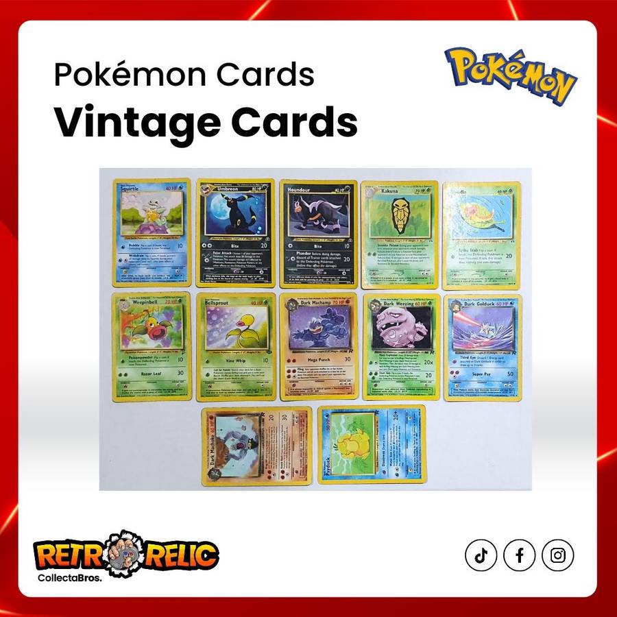 Pokémon Original Vintage Cards