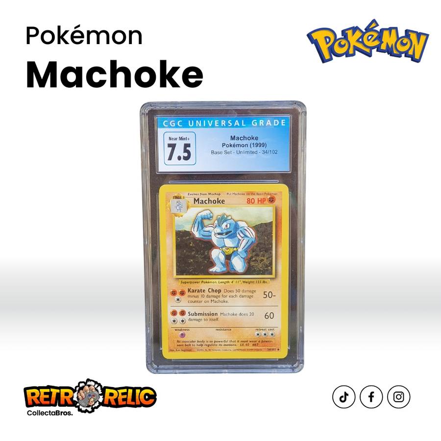Machoke Pokémon Graded Card