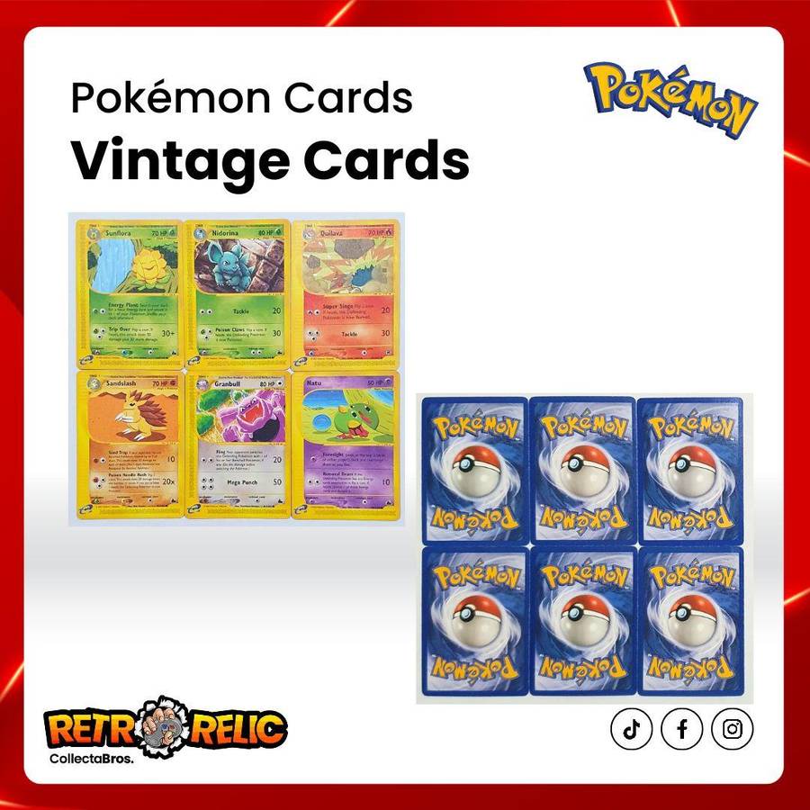 Pokémon Original Vintage Cards + Tazo's!