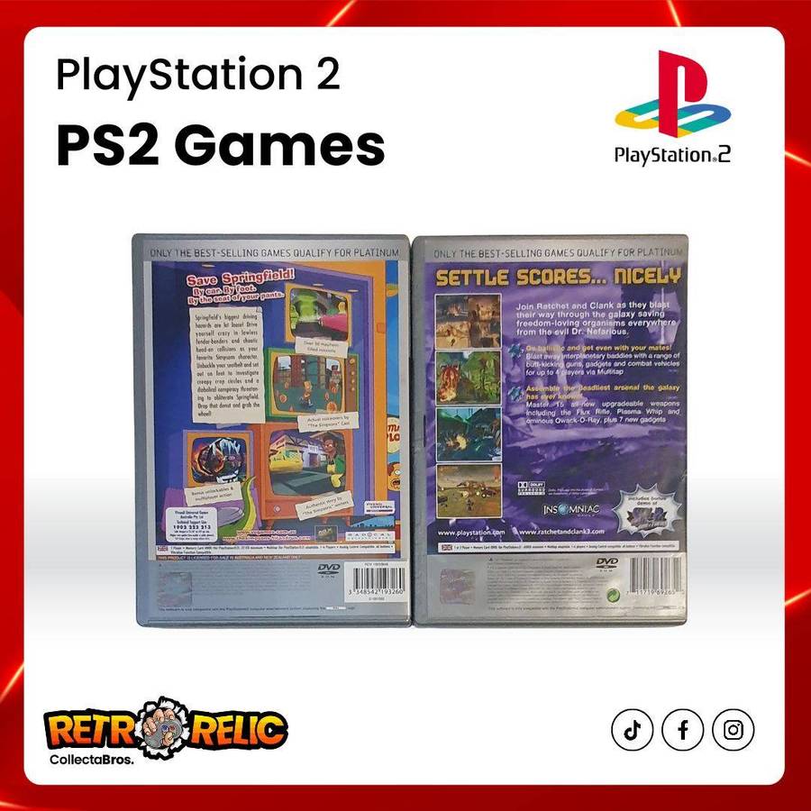 PlayStation Two (PS2) Silver Console Bundle!