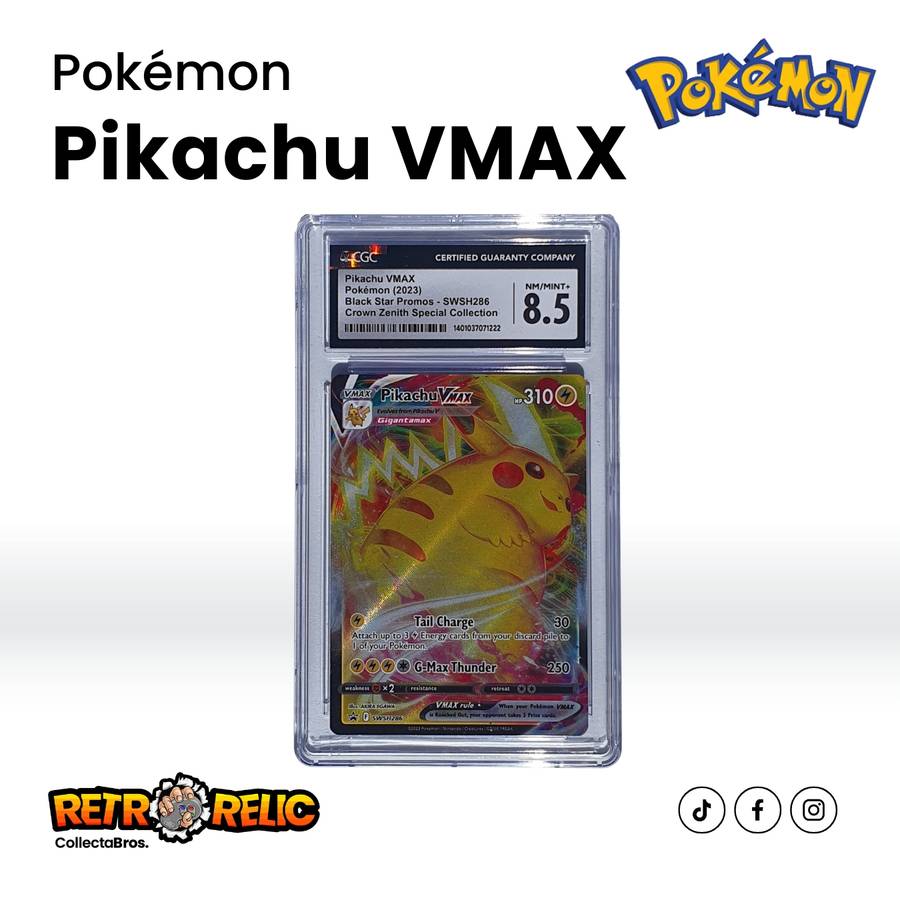 2023 Pikachu VMAX Black Star Promos Pokémon Graded Card!