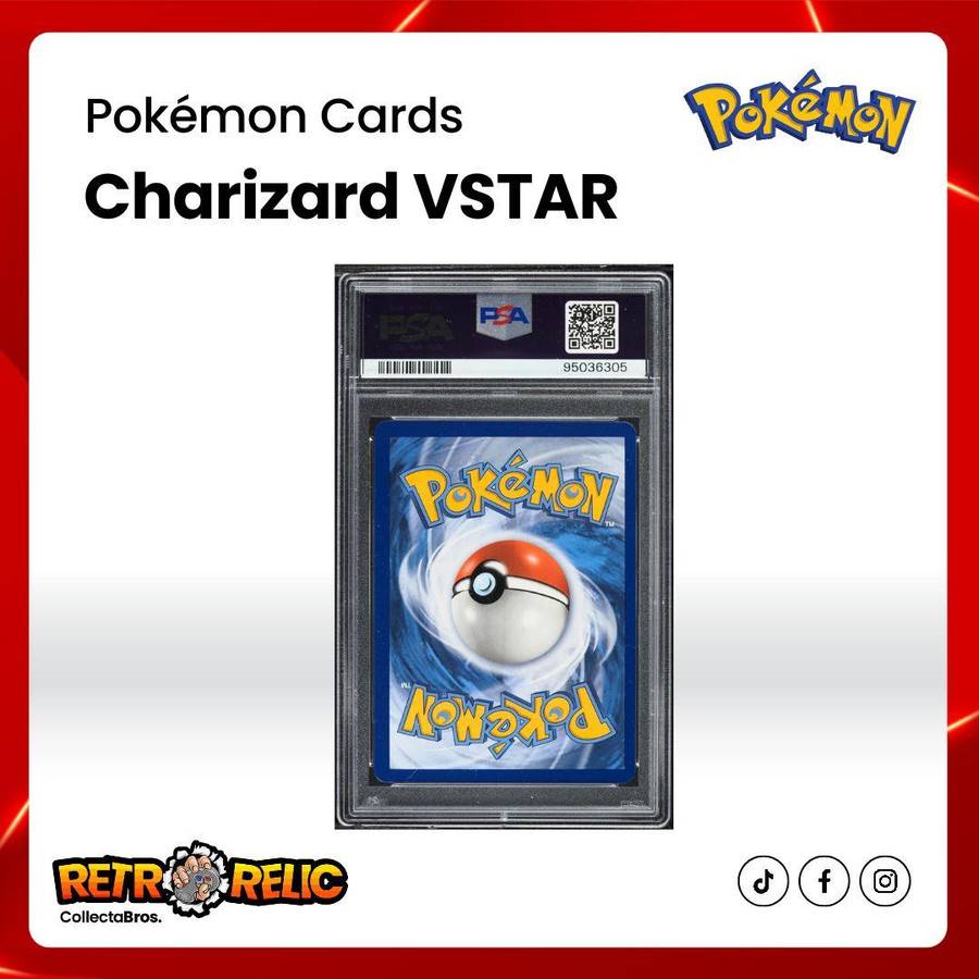 Charizard VSTAR Sword & Shield Brilliant Stars #18 Pokémon Graded Card