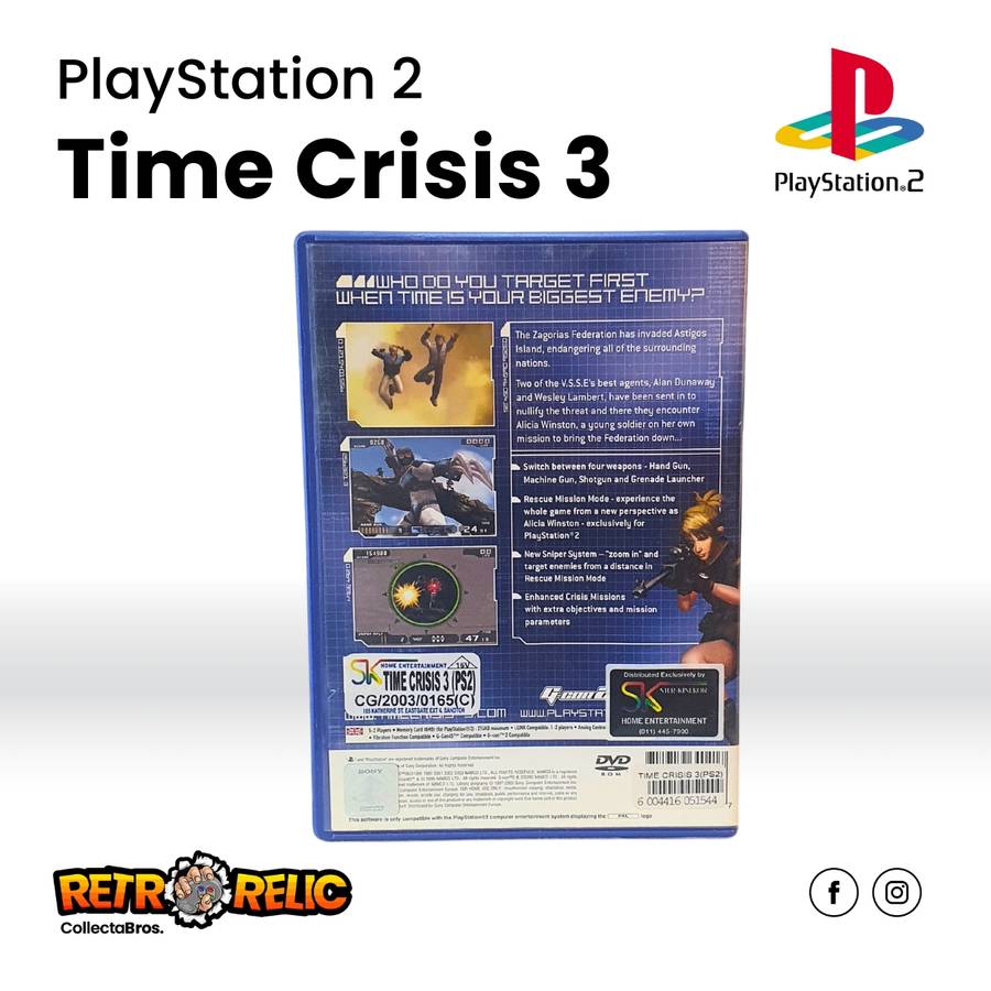 Time Crisis 3 PlayStation Two (PS2) Video Game