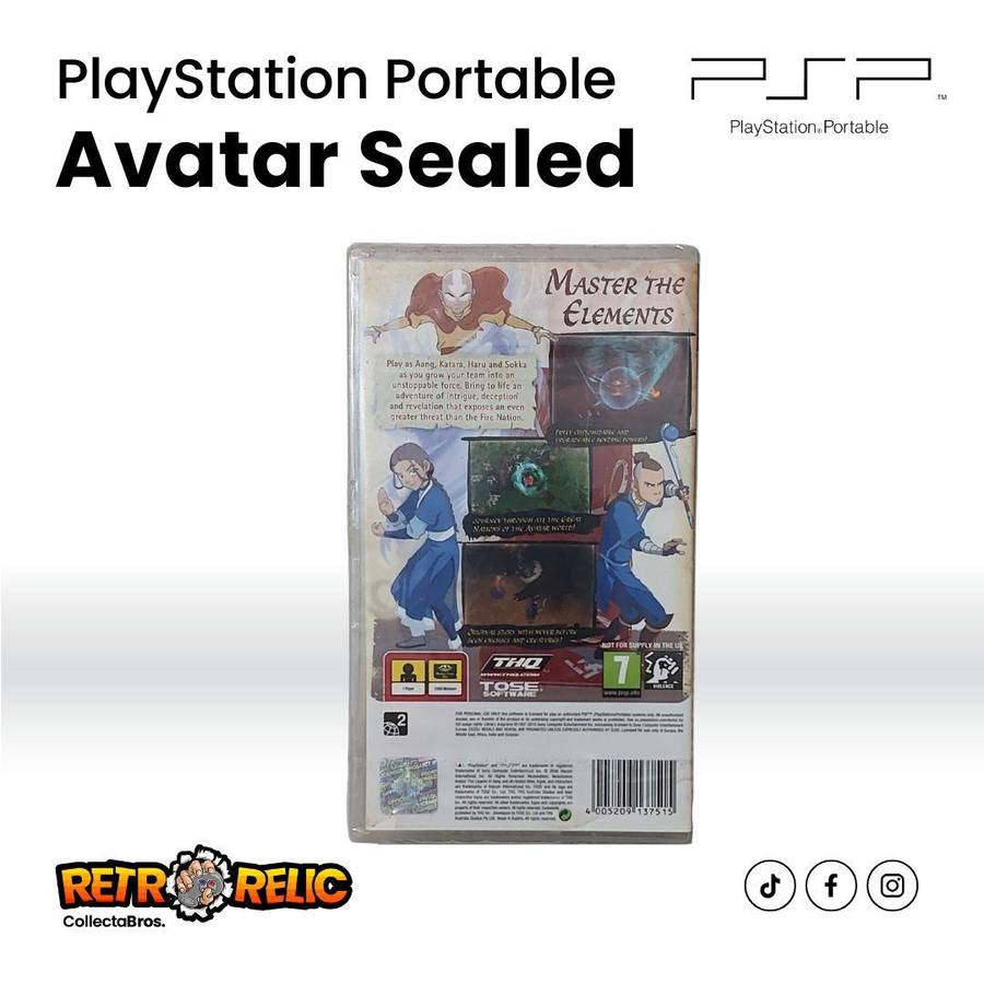 PSP Bundle with Avatar Sealed PSP Game