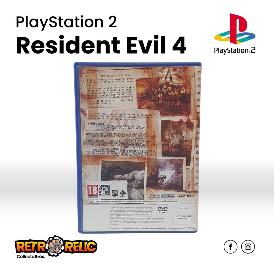 Resident Evil 4 PlayStation Two (PS2) videogame - Pre-Owned