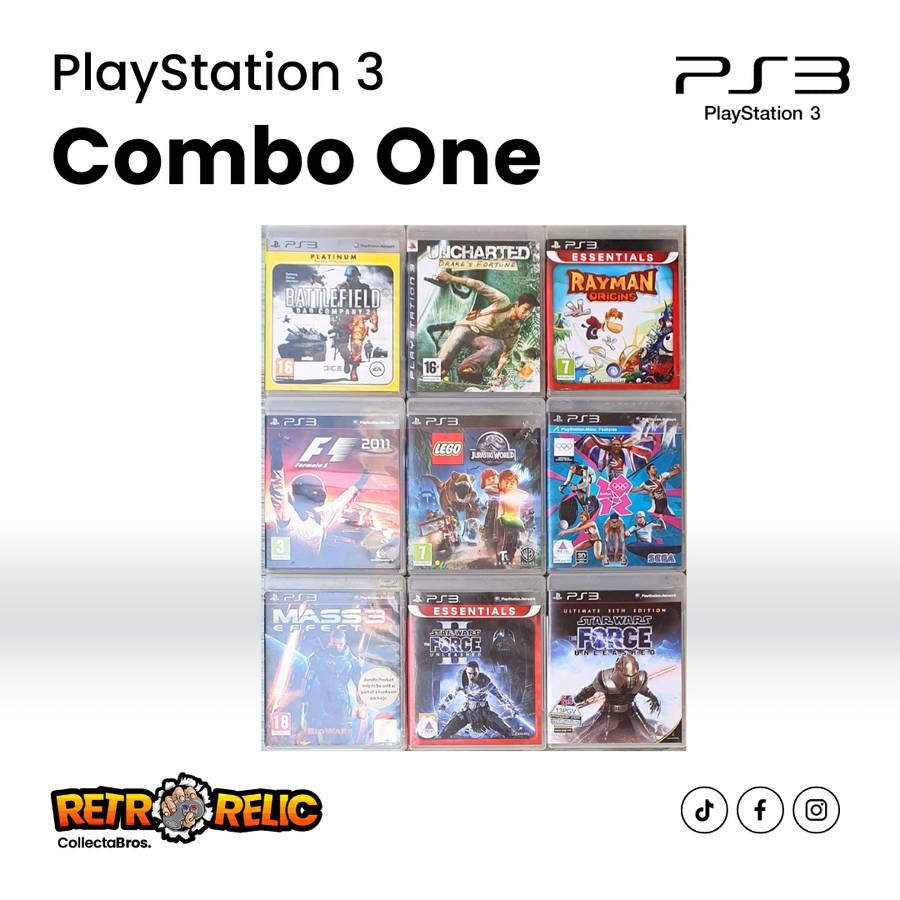 PlayStation Three (PS3) Videogame Bundle One  Untested