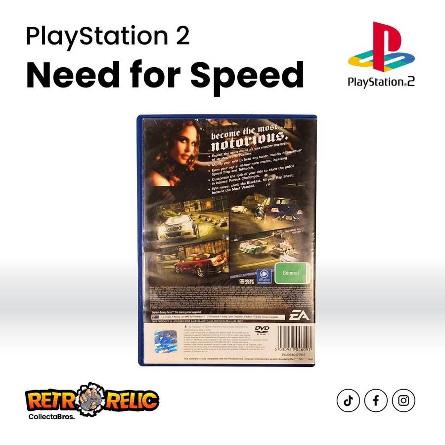 Need for Speed Most Wanted (PS2) videogame - Pre-Owned