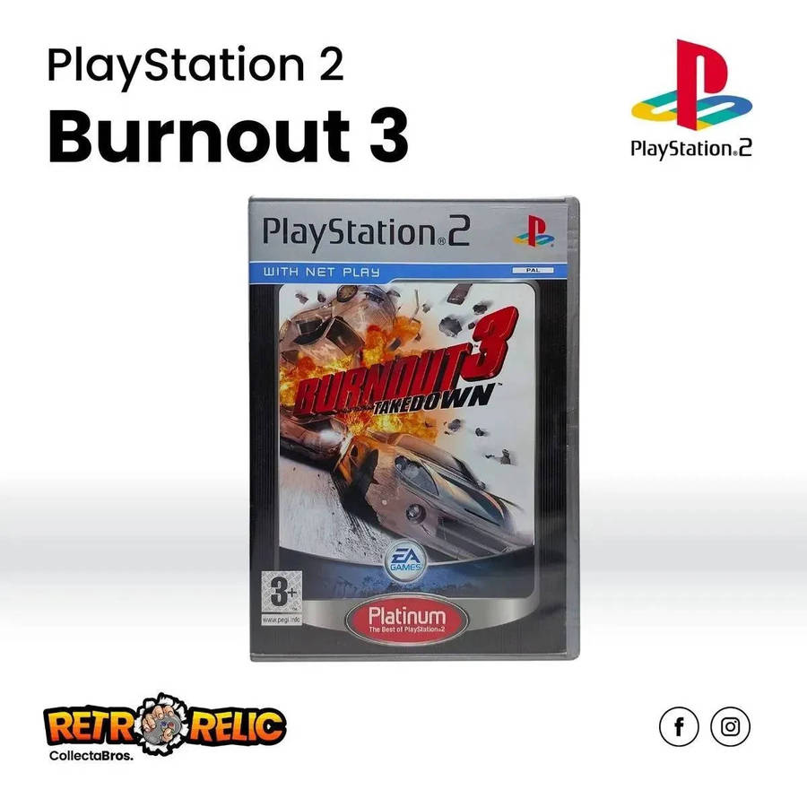 Burnout 3: Takedown Platinum PlayStation Two (PS2) videogame