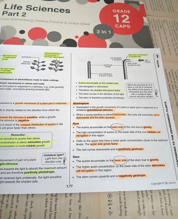 Life Science Grade 12 (Part 1 and Part 2) (3 IN 1) (CAPS) (THE ANSWER SERIES)